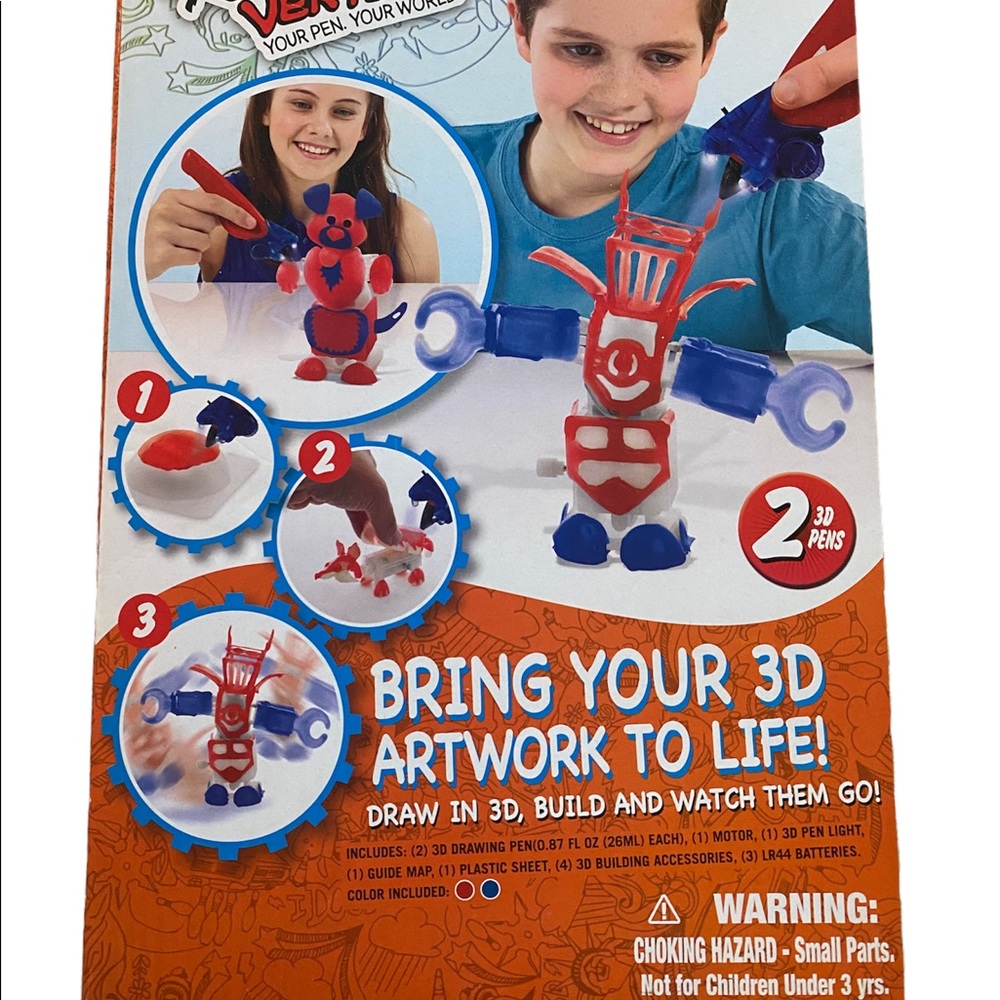 3D Artwork- Draw, Build, & Go!